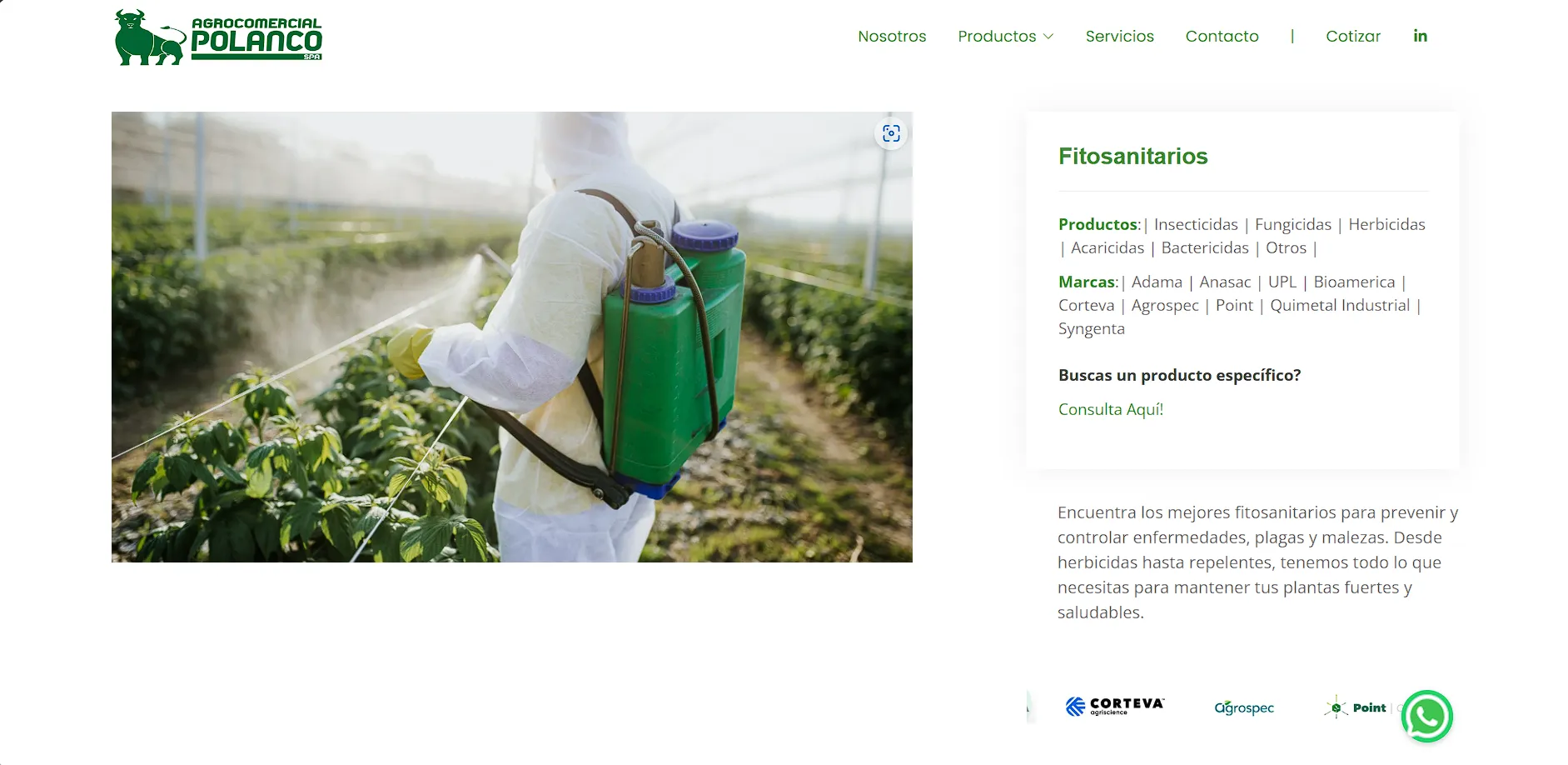 Captura 2 del proyecto Agrocomercial Polanco